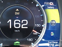 2014 Cadillac ELR driving gauges