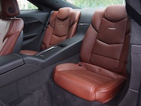 2014 Cadillac ELR kona brown rear seats