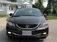 2014 Honda Civic Sedan Touring Brown front view
