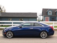 2015 Cadillac ATS Coupe side profile view