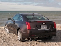 2015 Cadillac ATS Coupe brown exhaust