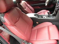 2015 Cadillac ATS Coupe red leather seats