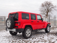 2015 Jeep Wrangler Unlimited Sahara rear