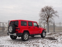 2015 Jeep Wrangler Unlimited Sahara parked