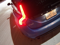 2015 Volvo V60 Polestar tail lamps snow badge